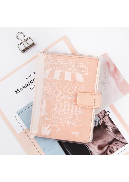 Şeffaf A6 Pvc Kinbor Çadır Uygulanabilir A5 A6 Pvc Koruyucu Kapak Karikatür Desenli Fırçalama Çocuk Örtüsü Toz Geçirmez Çadır Aksesuarları A5 Set Haftalık Plan (Yurt Dışından) modelleri