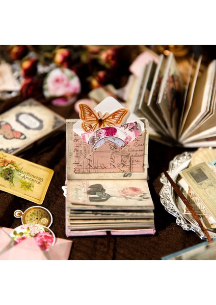 S19568-2 Mr.paper 4 Stilleri 60 Adet/kitap Vintage Etiket Mini El Kitabı Kelebek Çiçek Bitki Yazılabilir Defter Dıy Malzeme Okul Malzemeleri (Yurt Dışından) indirimleri