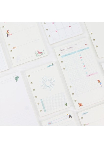Plan A5 A5 A6 A7 Gevşek Yaprak Defter Dolum Spiral Ciltleyici Planlayıcı Iç Sayfa Iç Kağıt Süt Ürünleri Haftalık Aylık Yapılacak Plan Çizgi Nokta Izgarası (Yurt Dışından)