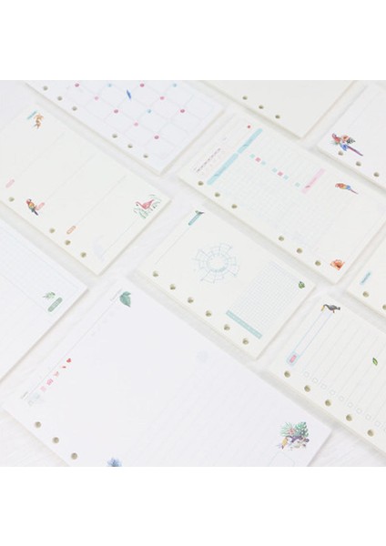 Plan A5 A5 A6 A7 Gevşek Yaprak Defter Dolum Spiral Ciltleyici Planlayıcı Iç Sayfa Iç Kağıt Süt Ürünleri Haftalık Aylık Yapılacak Plan Çizgi Nokta Izgarası (Yurt Dışından)