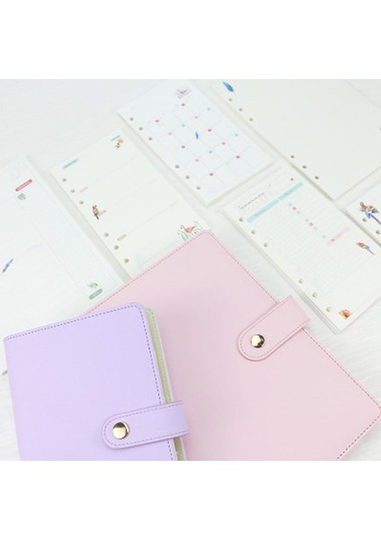 Plan A5 A5 A6 A7 Gevşek Yaprak Defter Dolum Spiral Ciltleyici Planlayıcı Iç Sayfa Iç Kağıt Süt Ürünleri Haftalık Aylık Yapılacak Plan Çizgi Nokta Izgarası (Yurt Dışından)