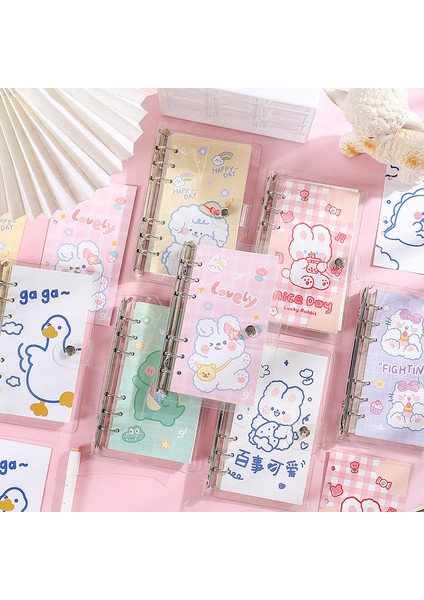 Stil 3 100 Yaprak Kore Sevimli Karikatür Dizüstü Gevşek Yaprak Ayrılabilir Kitap Kawaii Ayı Karalama Defteri Dergisi Planlayıcısı Dizüstü Öğrenci Için (Yurt Dışından)
