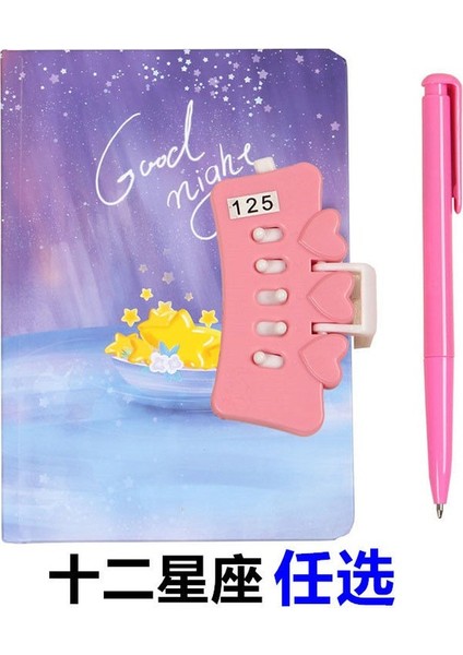 Kilit Günlük Kitabı ile Erkek ve Kızlar Için B Karikatür Şifre Kitabı Eski Tarz Basit ve Sevimli Öğrenci Not Defteri Eskiz Defteri (Yurt Dışından) fırsatları