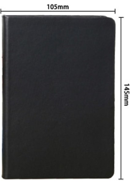 A6 Tüm Siyah Kağıt Boş Iç Sayfa Taşınabilir Küçük Cep Defter Eskiz Defteri (Yurt Dışından)