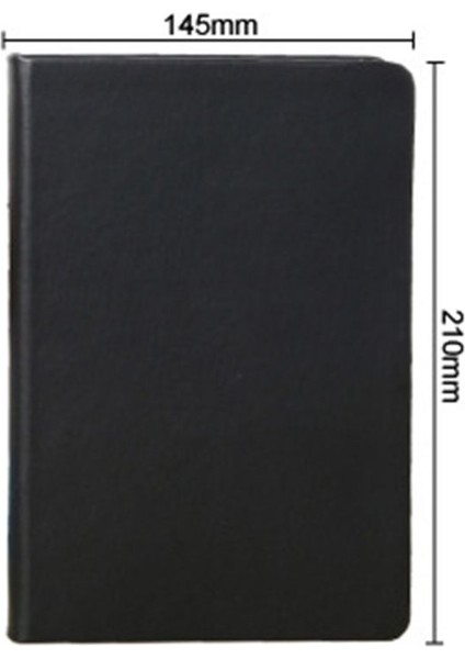 A6 Tüm Siyah Kağıt Boş Iç Sayfa Taşınabilir Küçük Cep Defter Eskiz Defteri (Yurt Dışından)