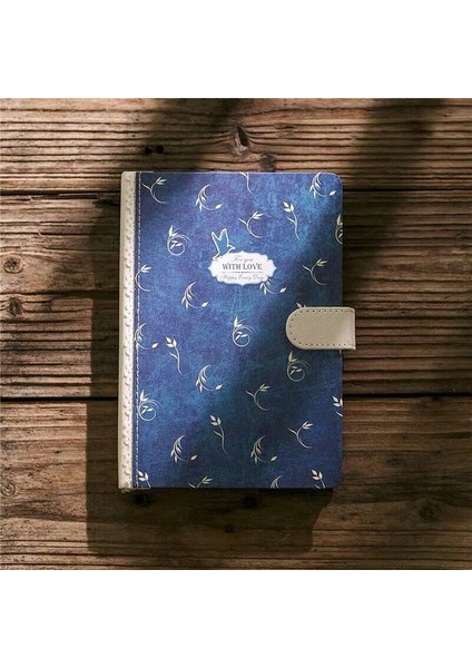B2 18.6cm x 12.8cm Sharkbang 128 Sayfa A5 Kanvas Vintage Çiçek Defter Günlükleri Aylık Haftalık Günlük Planlayıcı Çalışma Çalışma Not Defteri Gündemi (Yurt Dışından)