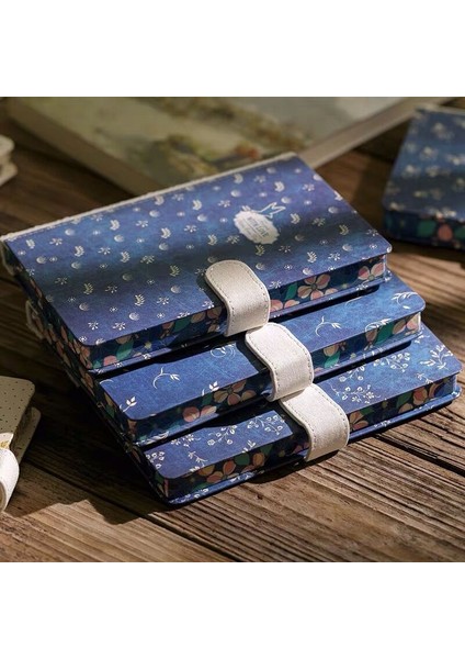 B2 18.6cm x 12.8cm Sharkbang 128 Sayfa A5 Kanvas Vintage Çiçek Defter Günlükleri Aylık Haftalık Günlük Planlayıcı Çalışma Çalışma Not Defteri Gündemi (Yurt Dışından)