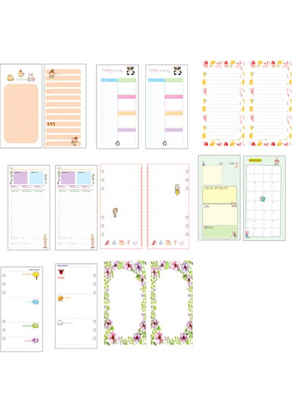 Line A5 2023 A5 A6 Gevşek Yaprak Defter Dolumu Spiral Ciltleyici Iç Sayfa Haftalık Aylık Yapılacaklar Çizgi Izgara Içi Kağıt Kırtasiye (Yurt Dışından)