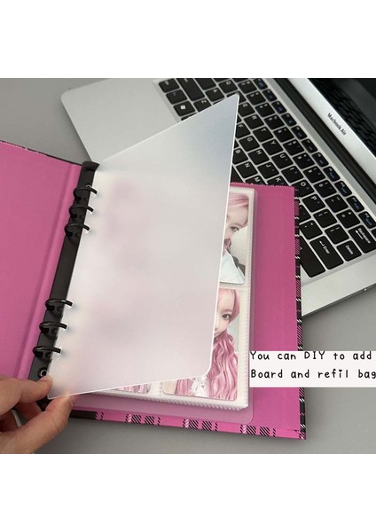 1 GIRD-10PC Sharkbang Yeni Varış A5 Halka Sert Kapak Bağlayıcı Kuşak Toplama Kitap Dergisi Yedekler Kollu Kpop Kartpostallar Etiket Organizatör (Yurt Dışından) fırsatları