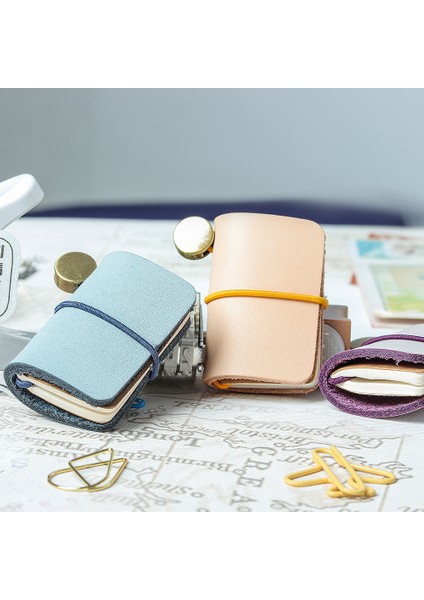 Mavi Retro Mini Taşınabilir Dizüstü Çekirdek Seyahat Dergisi Kitapçık Not Defteri Yazma Pedleri Günlüğü Kitap Günlük Planlayıcısı Organizatör Cep Kitabı (Yurt Dışından) fırsatları