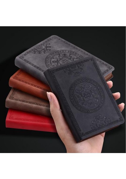 Bn1 Yeni Cep Tipi Küçük Yaratıcılık Dizüstü Taşınabilir Vintage Desen Pu Deri Defter Günlüğü Not Defteri Kırtasiye Hediye Günlük Kaydı (Yurt Dışından) modelleri