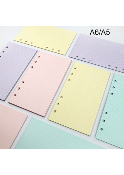 Kraft Boş A6 2023 Yeni 40 Sayfa A5 A6 Gevşek Yaprak Defter Kağıdı Dolum Spiral Ciltleme Dizini Iç Sayfalar Aylık Haftalık Günlük Planlayıcı Gündem (Yurt Dışından) fiyatları