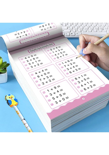 0--100 Aritmetik 80 Sayfa/kitap Çocuk Toplama ve Çıkarma Öğrenme Matematik Çalışma Kitabı El Yazısı Aritmetik Alıştırma Kitapları Defterler (Yurt Dışından)
