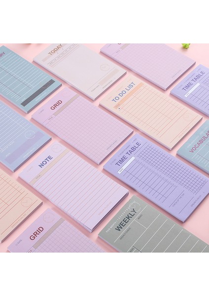 Zaman Tablosu 50 Yaprak Günlük Haftalık Planlayıcı Sevimli Bloknotlar Kawaii Yapılacaklar Listesi Yapışkan Notlar Kore Kırtasiye Kontrol Listesi Ofis Malzemeleri (Yurt Dışından) fiyatları