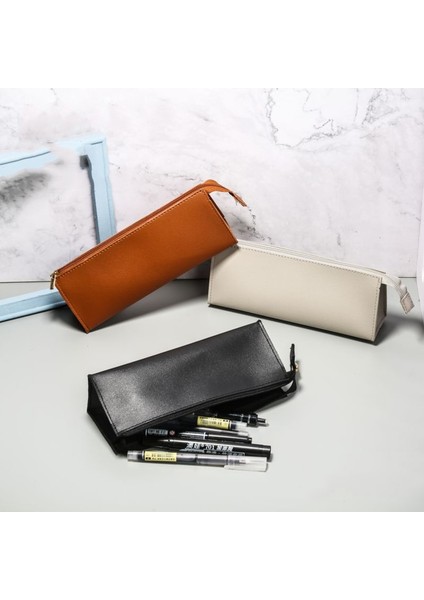 Stil 2 Deri Kalem Kutusu Trousse Kawaii Kırtasiye Estuches Escolar Büyük Kapasiteli Kalem Kutusu Kalemlik Okul Malzemeleri Kalem Kutusu (Yurt Dışından) modelleri