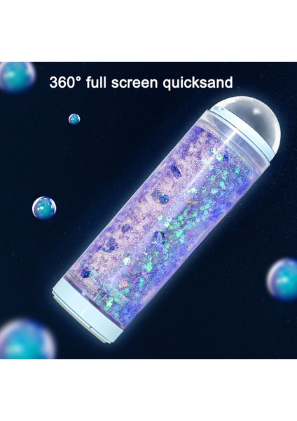 3 Quicksand Yeni 360° Quicksand Kalem Kutusu Tumbler Şeffaf Newmebox Malzemesi Escolar Kalem Kutusu Kaldırma Trousse Scolaire Okul Malzemeleri (Yurt Dışından) modelleri
