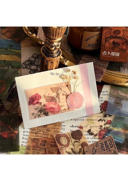 G Journamm 50 Adet/paket Turnusol Kağıdı Malzemeleri Mini Kitap Yaratıcı Kırtasiye Malzemeleri Deco Önemsiz Dergisi Dıy Scrapbooking Kraft El Işi Kağıdı (Yurt Dışından) indirimleri