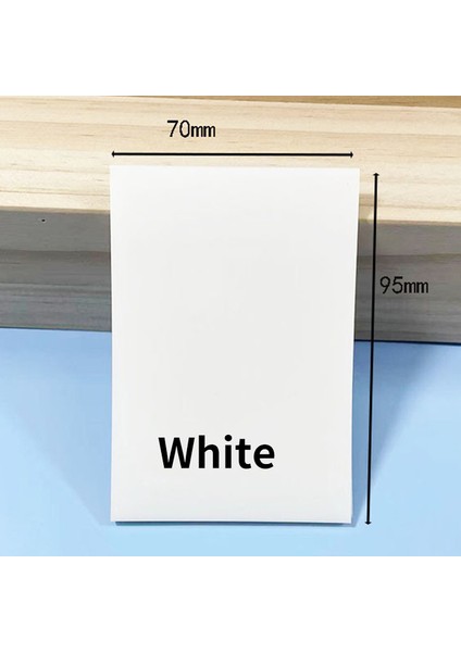 9.5x7 cm Beyaz Şeffaf Yapışkan Notlar Sıyırık Çıkartmalar Yapışkan Su Geçirmez Yüksek Değerli Not Kağıdı Öğrenci Ofis Için Yaratıcı Kırtasiye (Yurt Dışından)