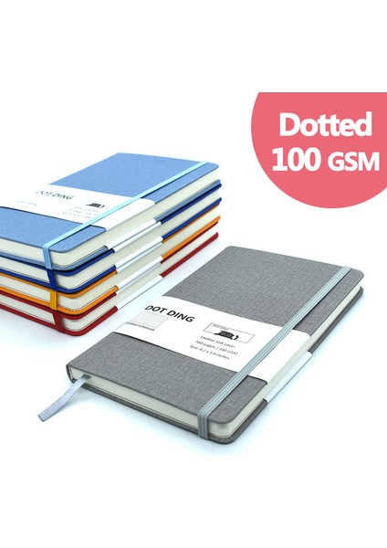 Turuncu A5 A5 Bullet Noktalı Günlük Planlayıcısı Ciltli Defter 100 Gsm 160 Sayfa Günlük Ofisokul Not Defteri Malzemeleri Kırtasiye (Yurt Dışından)