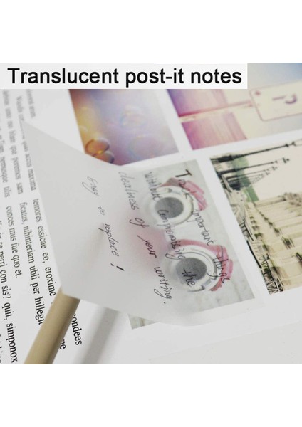 70X95 Mavi Şeffaf Yapışkan Not Pedleri Memo Su Geçirmez Güçlü Yapışkanlık Görünmez Yapışkan Notlar Çıkartmalar Öğrenci Ofis Kırtasiye (Yurt Dışından) fırsatları