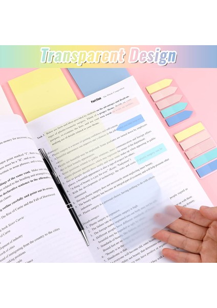 D 50 Sayfa Şeffaf Yayınlandı Yapışkan Not Sekmeler Sayfa Bloknotları Yapılacaklar Listesi Papeleria Dergisi Okul Kırtasiye Ofis Malzemeleri (Yurt Dışından)