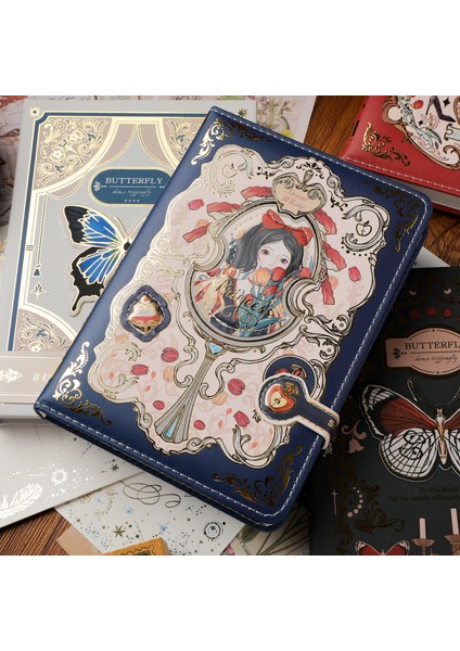 11.6X16.5 cm Yeni A5 Gotik Not Manyetik Toka Kitap Retro Sanat Yüksek Değer Zarif El Defter Küçük Kişilik Yaratıcı El Defter Hediyeler (Yurt Dışından) modelleri