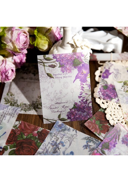 D-Kış Aşk Şarkısı 30 Adet Gül Çiçek Notları Not Defteri Edebi Malzeme Kağıt Defterler El Kitabı Mesaj Dekoratif Yazı Pedleri 118*85MM (Yurt Dışından) modelleri