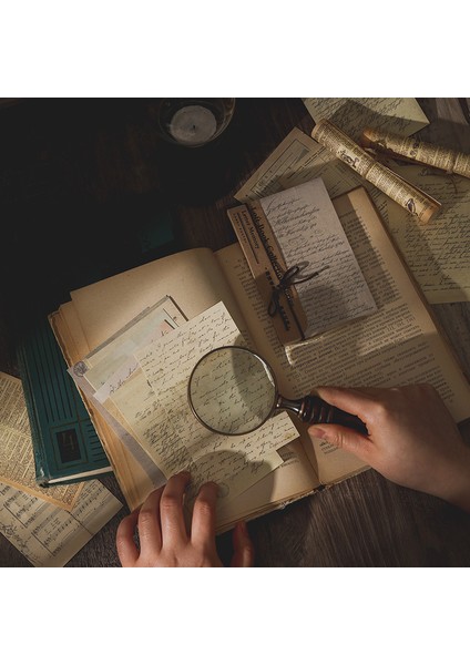 Stil 4 Vintage El Yazısı Mektup Scrapbooking Dergisi Malzeme Kağıt Kart Yapımı Dıy Retro Kağıt Yapışkan Olmayan Yaratıcı Not Kırtasiye (Yurt Dışından)