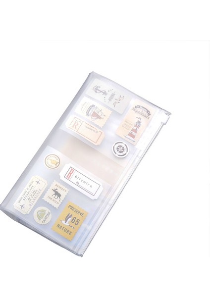 Pasaport 12.5x9 cm Fromthenon Kraft Kağıt Zarf Organizatör Midori Gezginler Için Dizüstü Günlüğü Yedekler Planlayıcısı Aksesuarları Bilet Kartları Pasaport (Yurt Dışından)