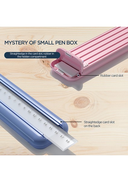 Beyaz Yeni Stil 8'i 1 Arada 5 Kalem, 1 Silgi ve 1 Cetvel Içeren Küçük Kalem Kutusu Okul Hediyeleri Veya Doğum Günü Hediyeleri Olarak Çocuklar Için Uygundur (Yurt Dışından) indirimleri