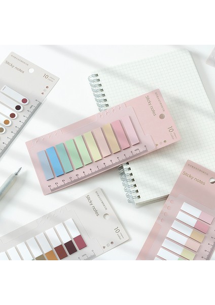 B 200 Sayfa Dizin Kitap Ayracı Yapışkan Notlar Kırtasiye Bayraklar Sekmeler Neon Sayfa Işaretleyiciler Kağıt Kawaii Bloknot Sevimli Yapışkan Notlar (Yurt Dışından)