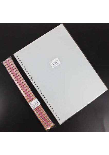 Sarı 10MM 5 Adet 30 Delik Gevşek Yapraklı Plastik Bağlama Halkası Spiral Halkalar 30 Delik A4 A5 A6 Kağıt Defter Kırtasiye Ofis Malzemeleri (Yurt Dışından)