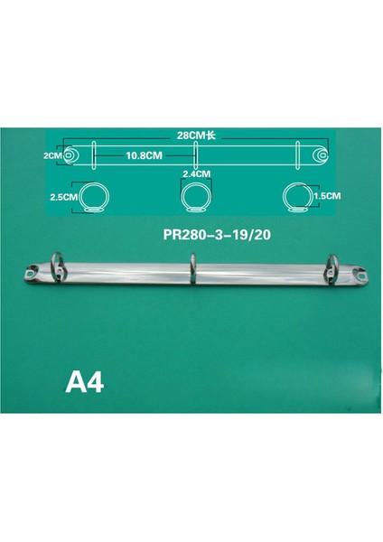 280 3 Halka 20MM Altın Siyah 25MM 10 Parça Dıy Klips Mekanik, 6 4 9 Telli Bağlama Mekanizması, 280=285, A4 B5 A5 A6 A7 (Yurt Dışından)