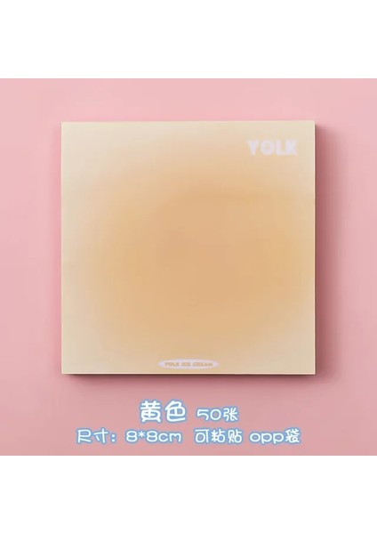 WJ537-03 50 Yaprak Degrade Düz Renk Yapışkan Notlar Yayınlandı Not Defteri Notları Öğrenci Mesajı Yapışkan Not Defteri Ofis Okul (Yurt Dışından)