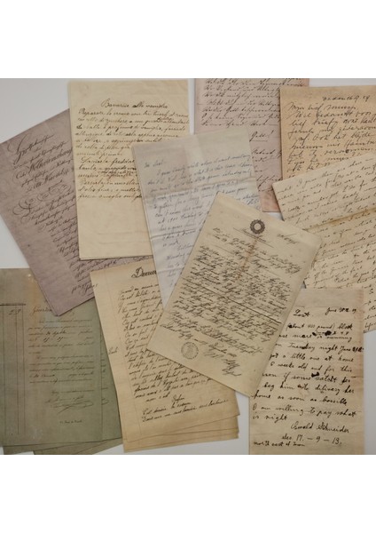 Stil 4 Vintage El Yazısı Mektup Scrapbooking Dergisi Malzeme Kağıt Kart Yapımı Dıy Retro Kağıt Yapışkan Olmayan Yaratıcı Not Kırtasiye (Yurt Dışından)