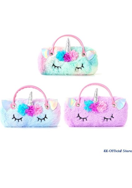 H03 Sevimli Unicorn Peluş Gözlük Durumda Gözlük Cep Okuma Gözlük Aksesuarları Taşınabilir Sıkıştırma Katlanır Gözlük Kutusu (Yurt Dışından) modelleri