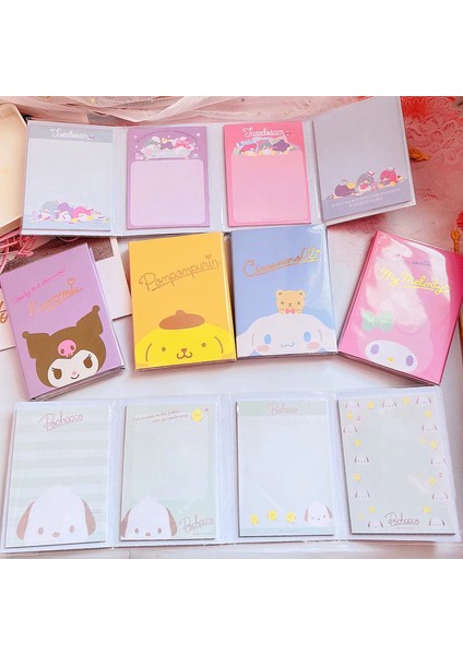 B 80 Sayfa Sevimli Karikatür Dört Katlanır Yapışkan Notlar Scrapbooking Dıy Kawaii Bloknot Günlüğü Mesaj Not Sayfaları Okul Kırtasiye (Yurt Dışından)