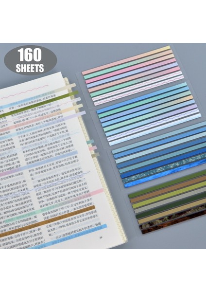 1 Paket (160 Sayfa) 160 Sayfa Bloknot Şeffaf Yayınlanan It Dizüstü Sevimli Dizin Çıkartmalar Notlar Kitaplar Yer Imleri Kawaii Estetik Kırtasiye Tedarikçisi (Yurt Dışından)