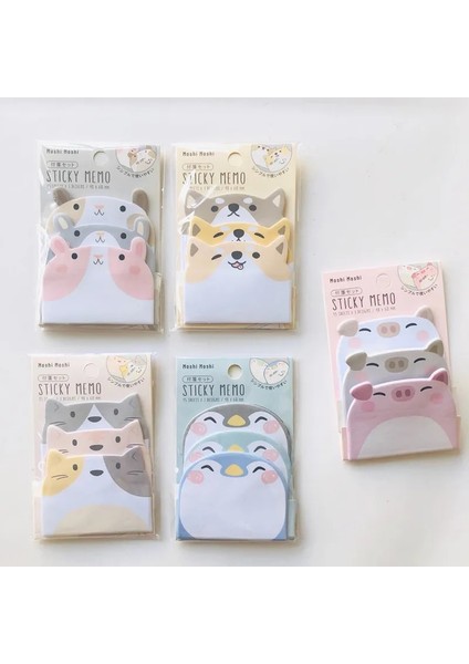 Lavanta 45 Yaprak/paket Kawaii Penguen Domuz Ayı Kedi Bloknot Öğrenci Kırtasiye Okul Ofis Arzı (Yurt Dışından) modelleri