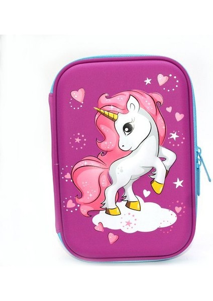 15 Unicorn Kalem Kutusu Büyük Kawaii Kalem Kutusu Okul Malzemeleri Trousse Scolaire 3D Kalem Kutusu Kırtasiye Sevimli Okul Kalem Kutuları (Yurt Dışından)