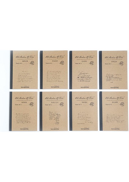Stil 3 Yeni Perakende Antika Eski Zamanın Gölgesi Deco Kağıt Bloknot Malzeme Kitap Not Defteri Dergisi Scrapbooking (Yurt Dışından) modelleri