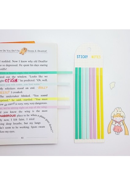 Qx 160 Sayfa Renkli Çıkartmalar Şeffaf Floresan Endeksi Sekmeler Bayraklar Yapışkan Not Kırtasiye Çocuk Hediyeler Okul Ofis Malzemeleri (Yurt Dışından)