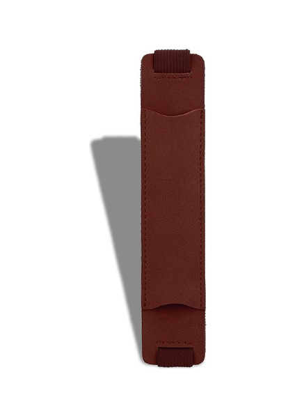 Şarap Kırmızı Retro Kalem Kol Dizüstü Lastik Bant Kalem Çantası Kalemlik Koruyucu Kapak Kalem Kılıfı Öğrenci Okul Ofis Malzemeleri (Yurt Dışından)
