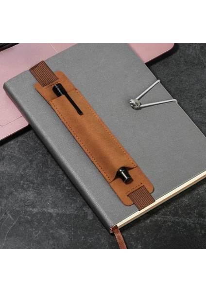 Şarap Kırmızı Retro Kalem Kol Dizüstü Lastik Bant Kalem Çantası Kalemlik Koruyucu Kapak Kalem Kılıfı Öğrenci Okul Ofis Malzemeleri (Yurt Dışından) modelleri
