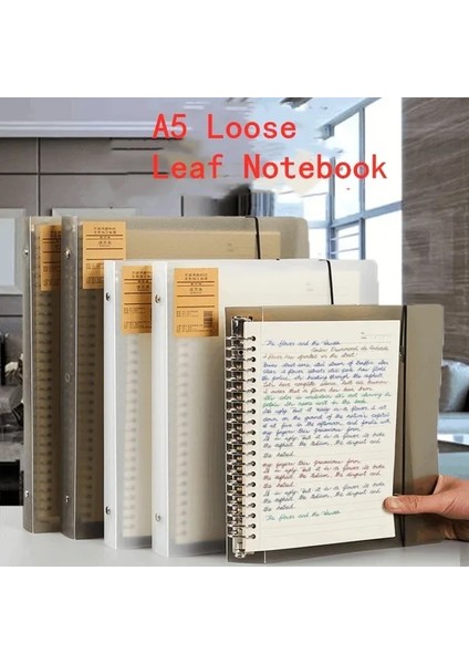 Sadece Kapaksarı A5 20 Delik A5 B5 20 Delik Gevşek Yaprak Defter Dolum 60 Sayfalık Spiral Ciltleme Kağıdı Dizin Iç Sayfa Nokta Izgara Boş Connell Kırtasiye (Yurt Dışından) fırsatları