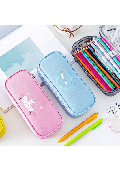 Stil 5 Unicorn Kalem Kutusu Kawaii Trousse Scolaire Kalem Kutusu Hayvanlar Estojo Escolar Kalemlik Okul Malzemeleri Astuccio Kalem Çantası (Yurt Dışından)