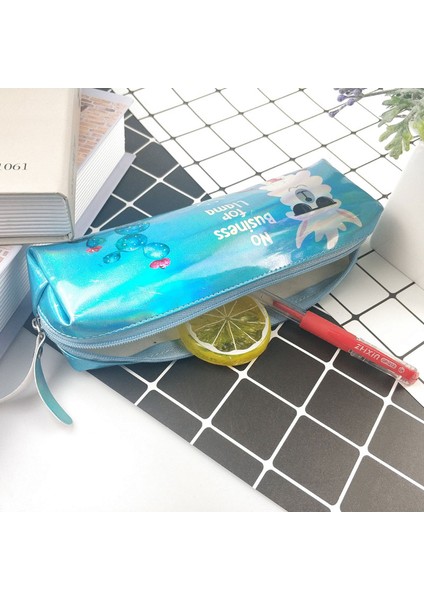 B Kaktüs Alpaka Lazer Holografik Kalem Kutusu Kız Kalem Kutusu Kırtasiye Depolama Okul Malzemeleri Sevimli Kalem Kutusu Kalem Çantası (Yurt Dışından) modelleri