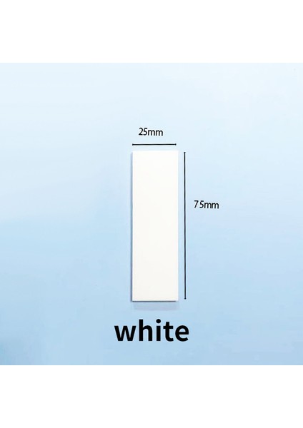 7.5x2.5 cm Beyaz Şeffaf Yapışkan Notlar Sıyırıklarla Çıkartmalar Yapışkan Su Geçirmez Yüksek Değerli Not Kağıdı Öğrenci Ofis Için Yaratıcı Kırtasiye (Yurt Dışından)