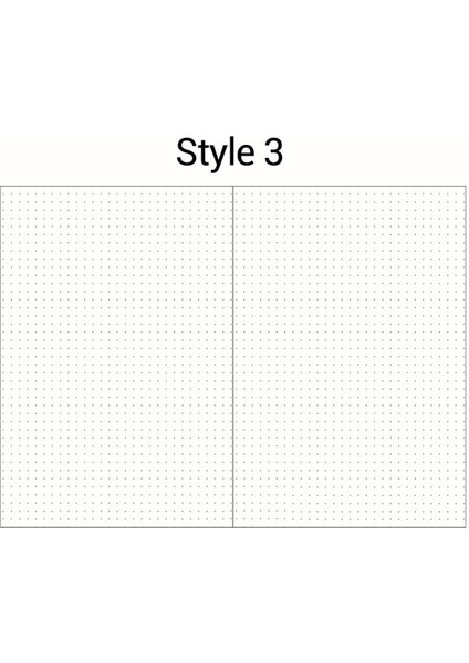 Style3 A5 A5 A6 Gevşek Yaprak Defter Dolum Spiral Ciltleyici Iç Sayfa Günlüğü Haftalık Aylık Planlayıcı Yapılacaklar Listesi Çizgi Nokta Izgara Iç Kağıt (Yurt Dışından)
