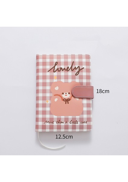 Lovely Bear Ins Sevimli Dergisi Kawaii Karikatür Tavşan Ayı Dizüstü Yaratıcı Kökenli Renkli Sayfa Toka Karalama Defteri Günlüğü Öğrenci Malzemeleri Için (Yurt Dışından)